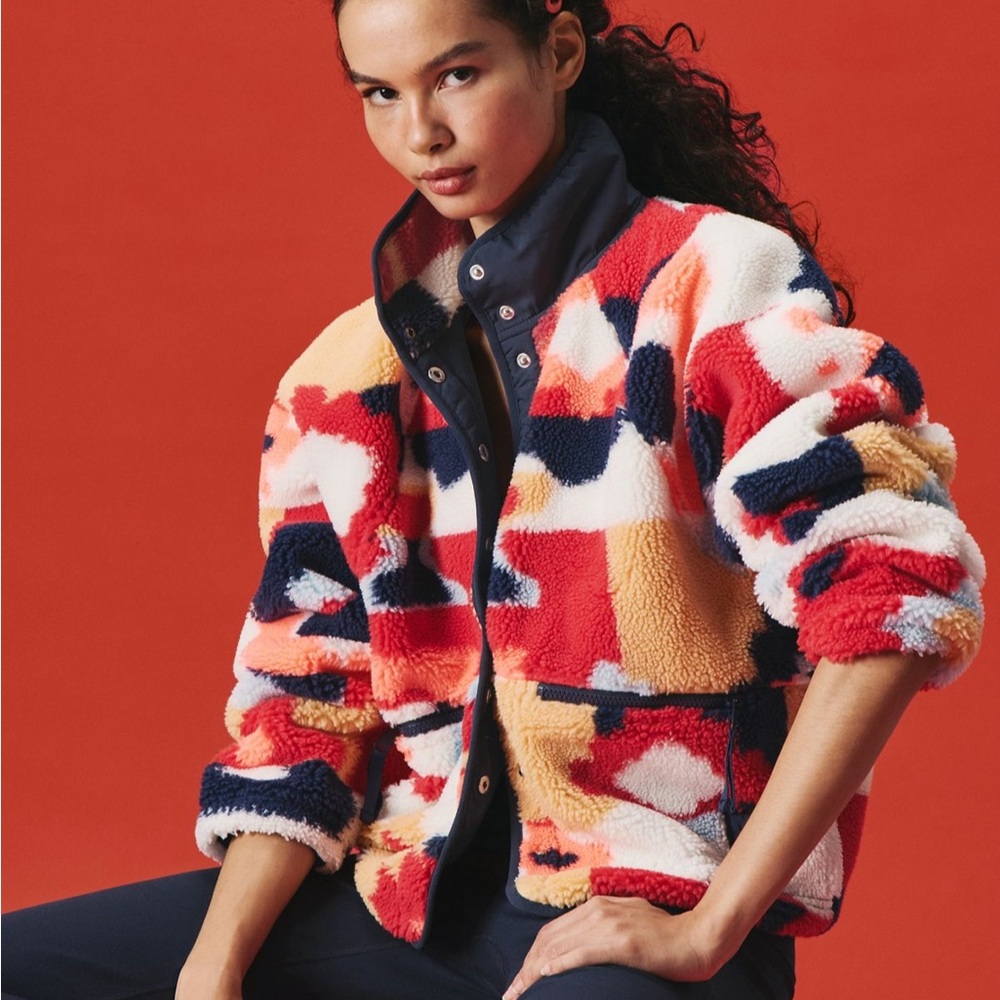 Free People Coral Carpet Ski Jacket